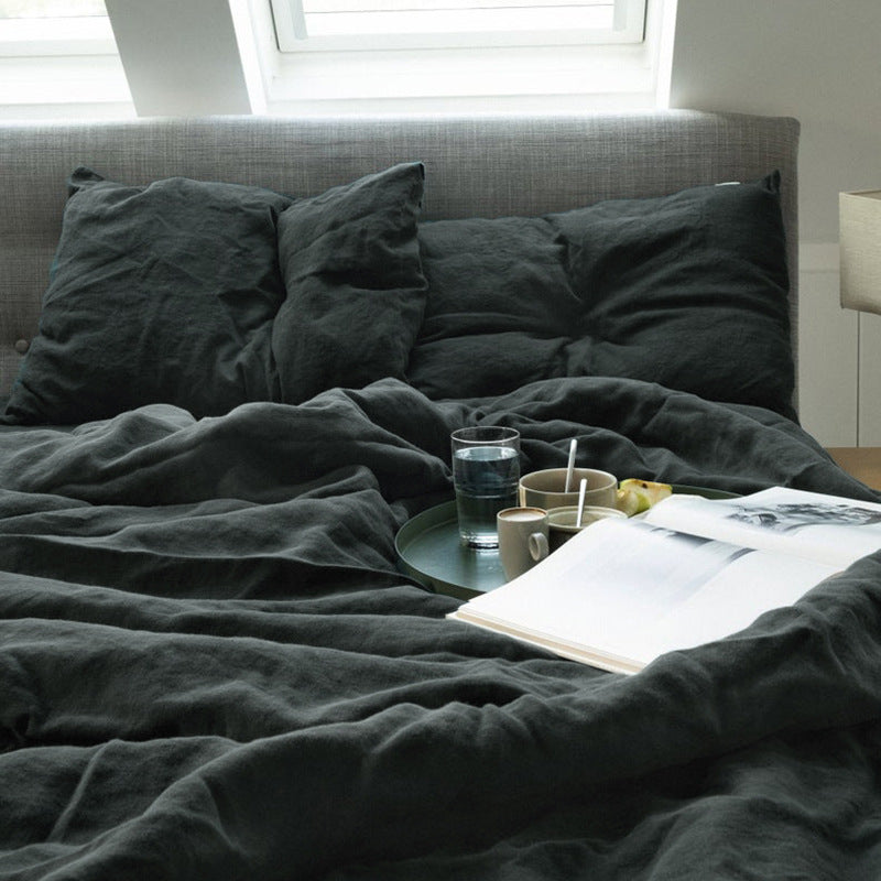 Nordic Washed Linen Bedding