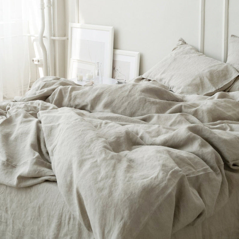 Nordic Washed Linen Bedding