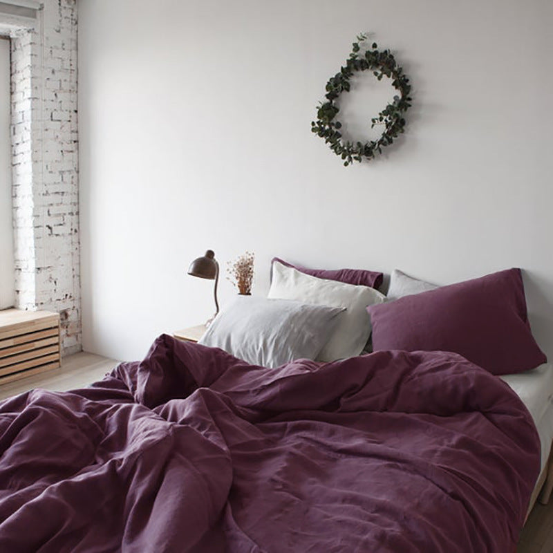 Nordic Washed Linen Bedding
