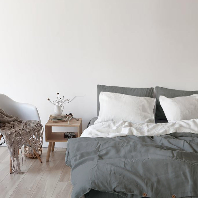 Nordic Washed Linen Bedding
