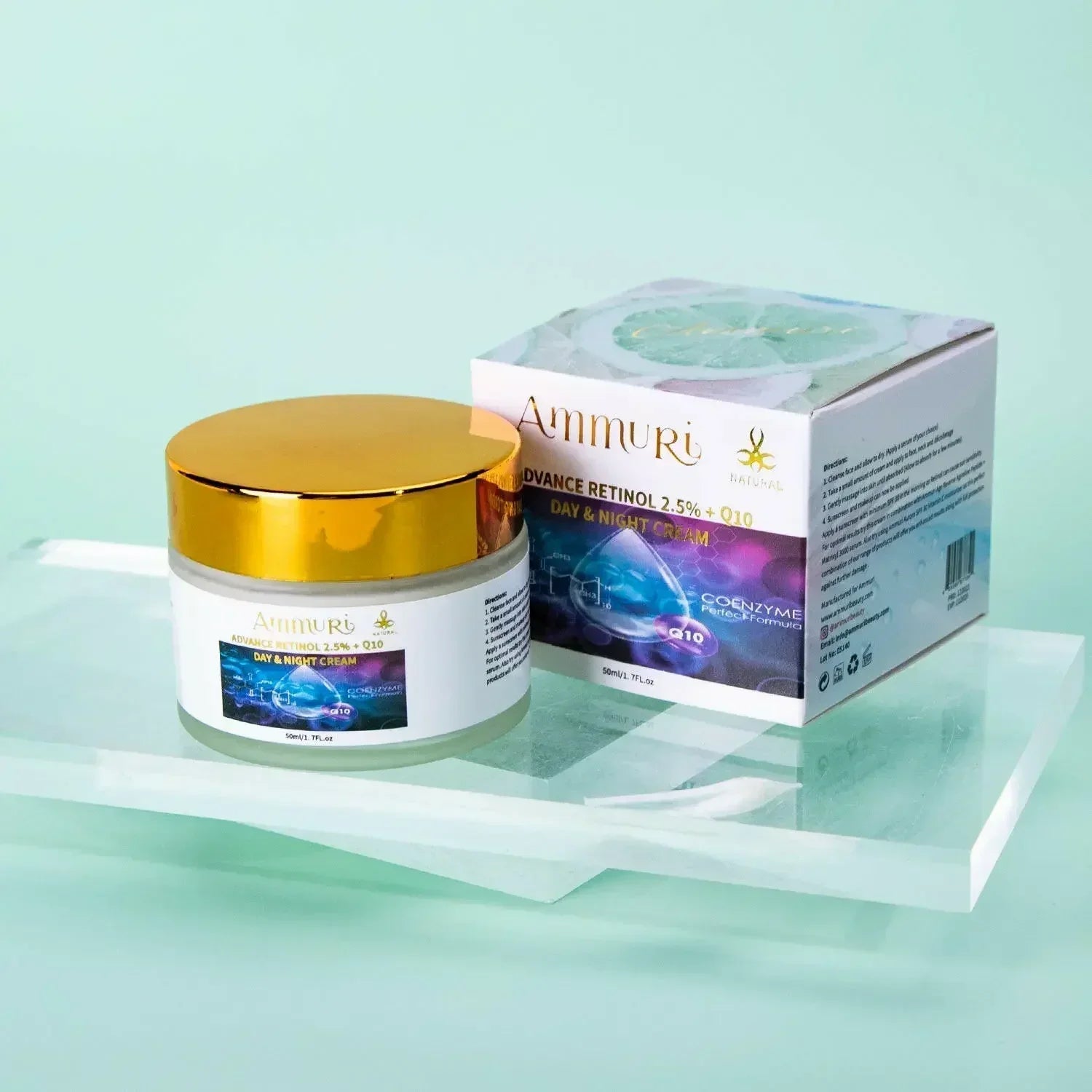 Ammuri Beauty Q10 Face Cream & Advance Retinol 2.5% Cream-0