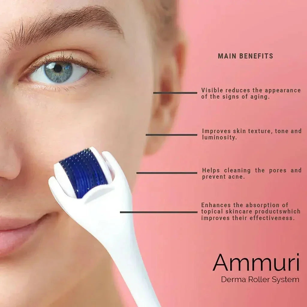 Ammuri Skincare Titanium Derma Roller 0.5mm System-0