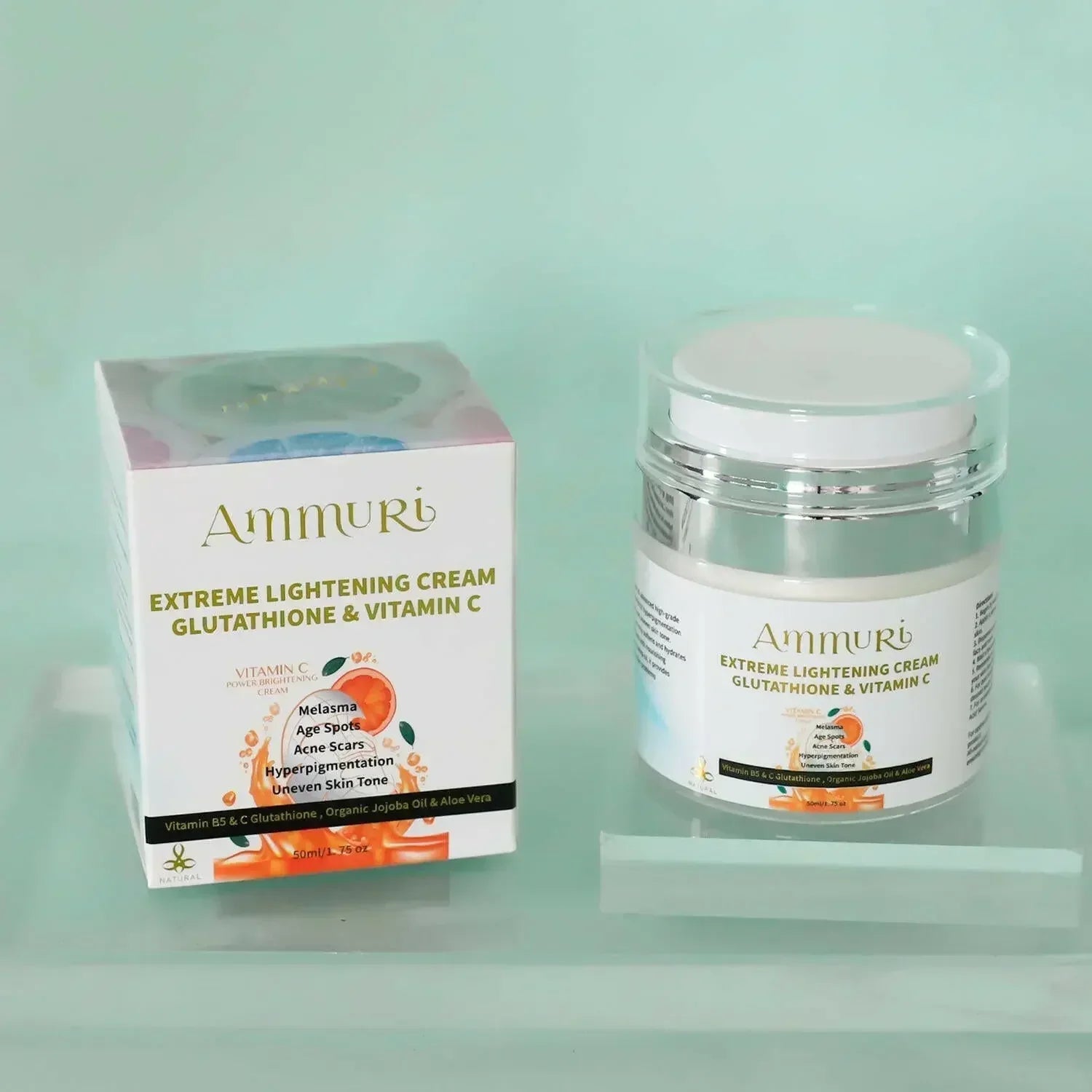 Ammuri Brightening Cream – Even Tone & Radiant Glow Moisturiser for Face, Neck & Body-1
