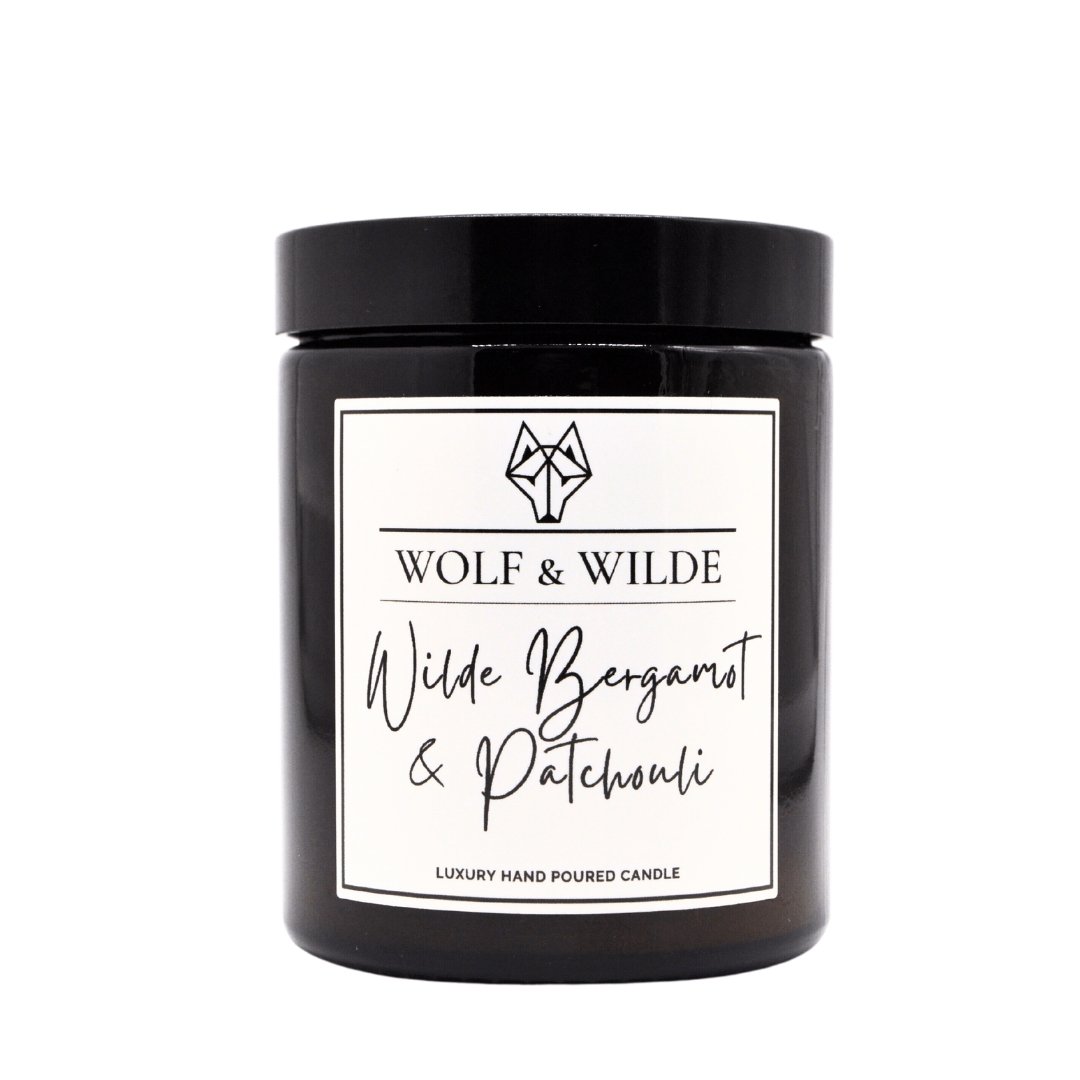 Bergamot & Patchouli Luxury Aromatherapy Scented Candle-3