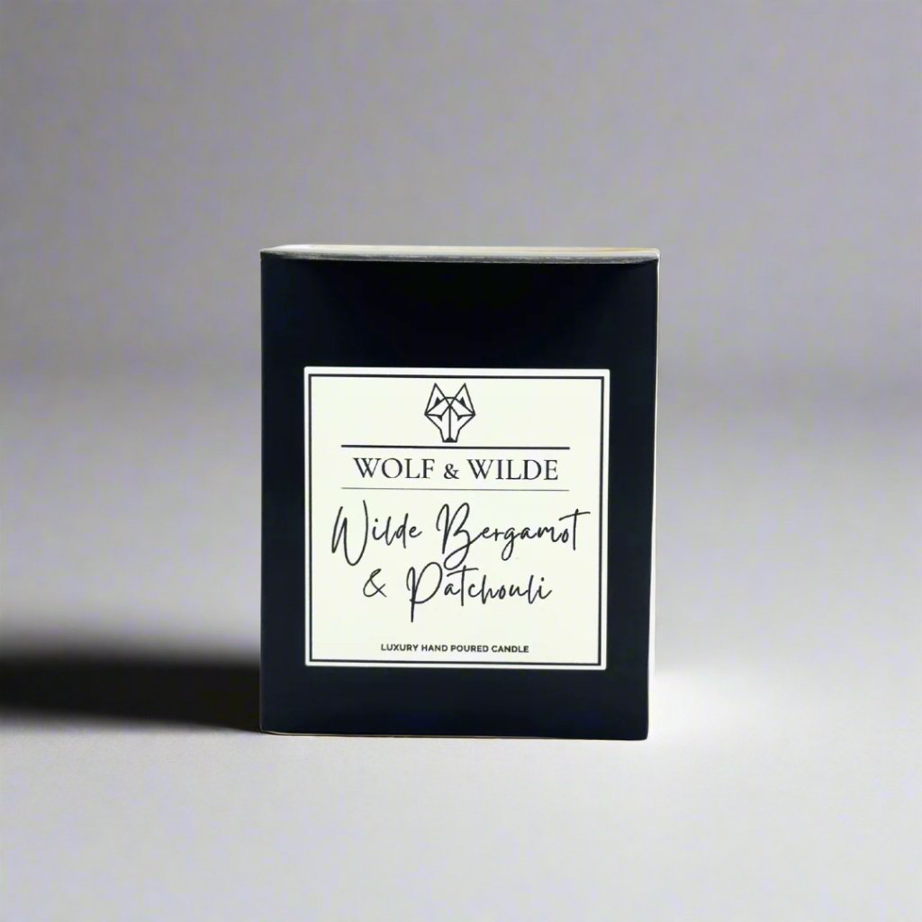 Bergamot & Patchouli Luxury Aromatherapy Scented Candle-2