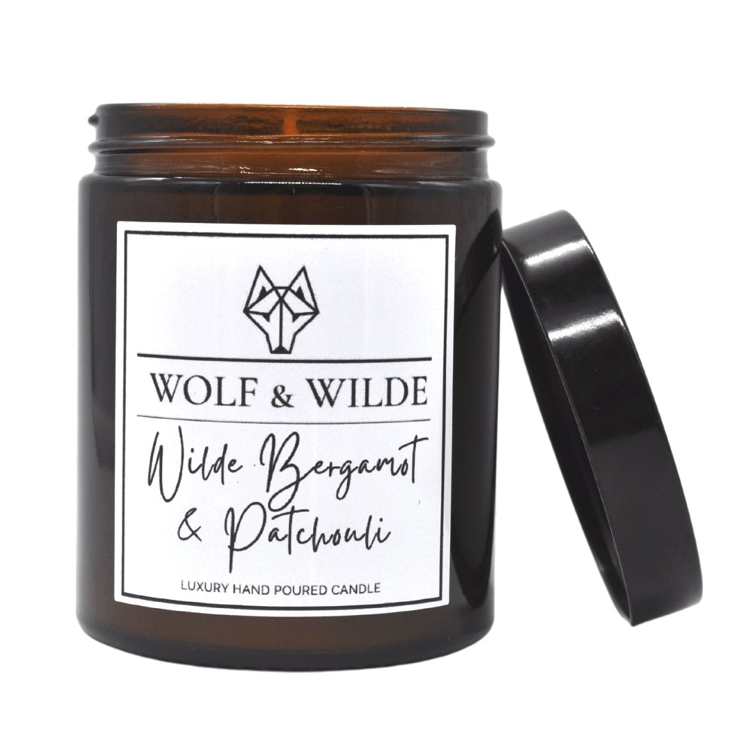 Bergamot & Patchouli Luxury Aromatherapy Scented Candle-4