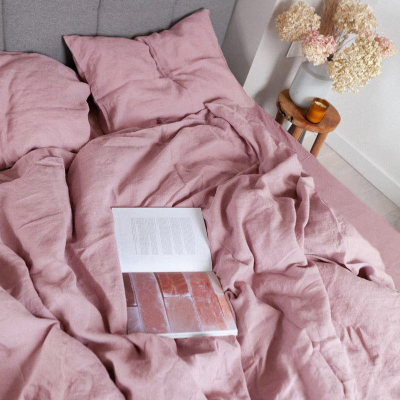 Nordic Washed Linen Bedding