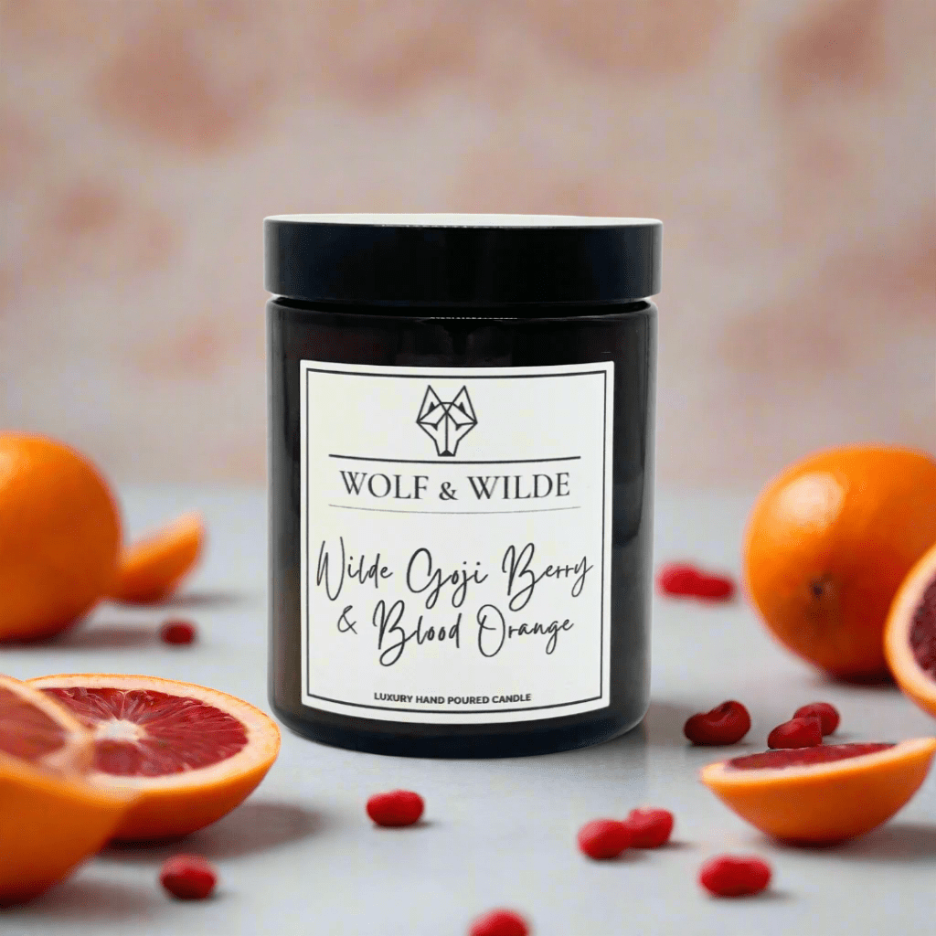 Goji Berry & Blood Orange Luxury Aromatherapy Scented Candle-1
