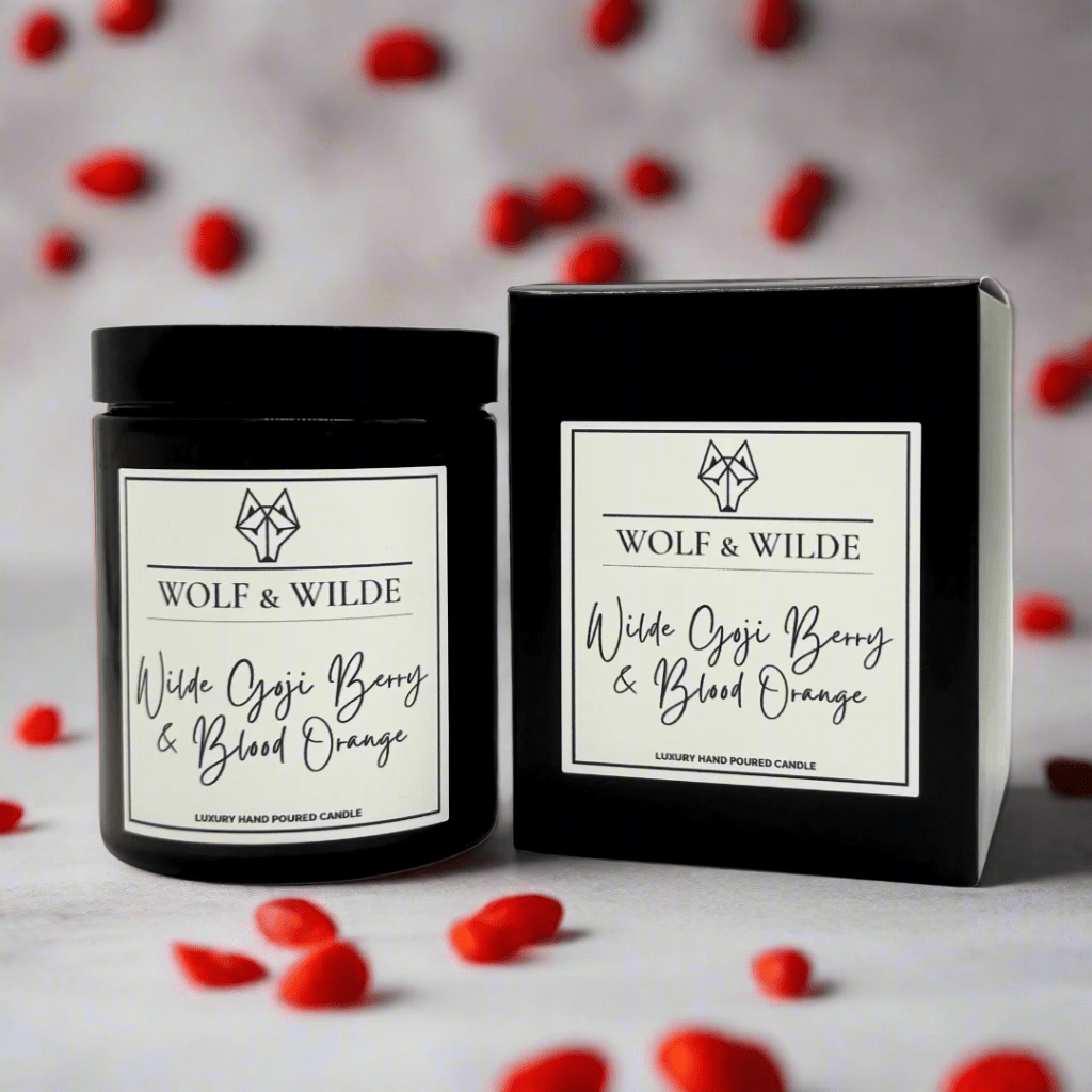 Goji Berry & Blood Orange Luxury Aromatherapy Scented Candle-0