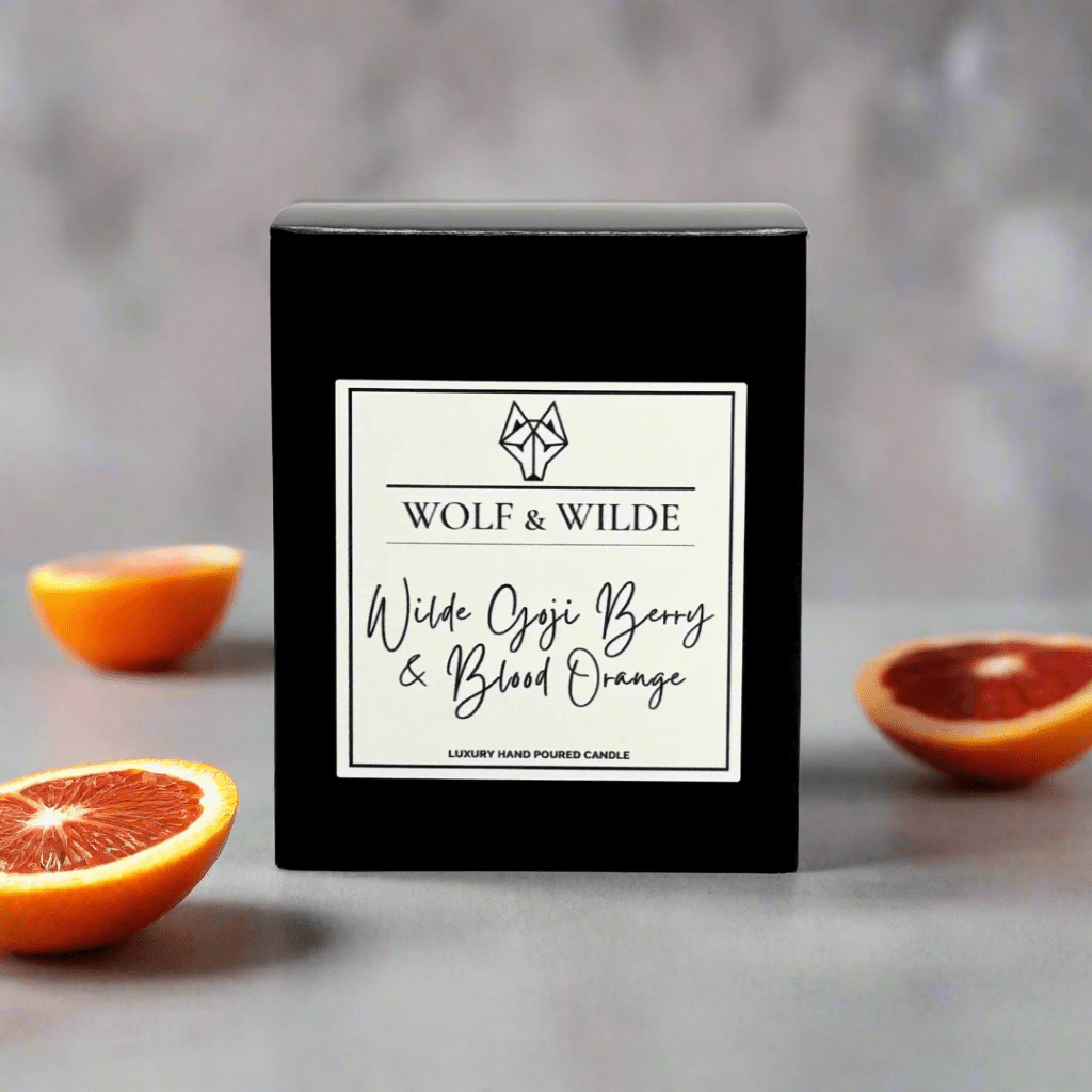 Goji Berry & Blood Orange Luxury Aromatherapy Scented Candle-2