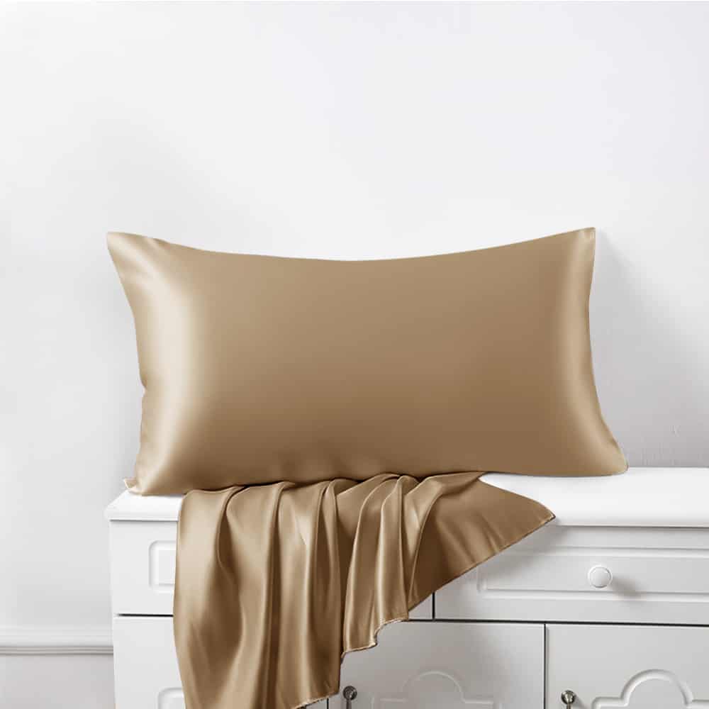 Mulberry Silk Pillowcase with Zipper, 22 Momme, 50×60