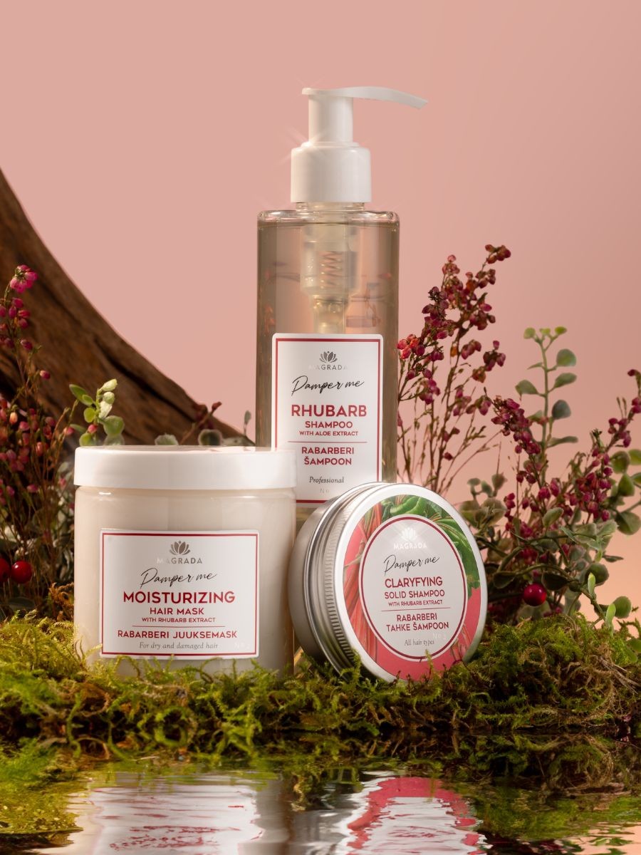 Rhubarb Shampoo With Aloe Extract - 250 ml