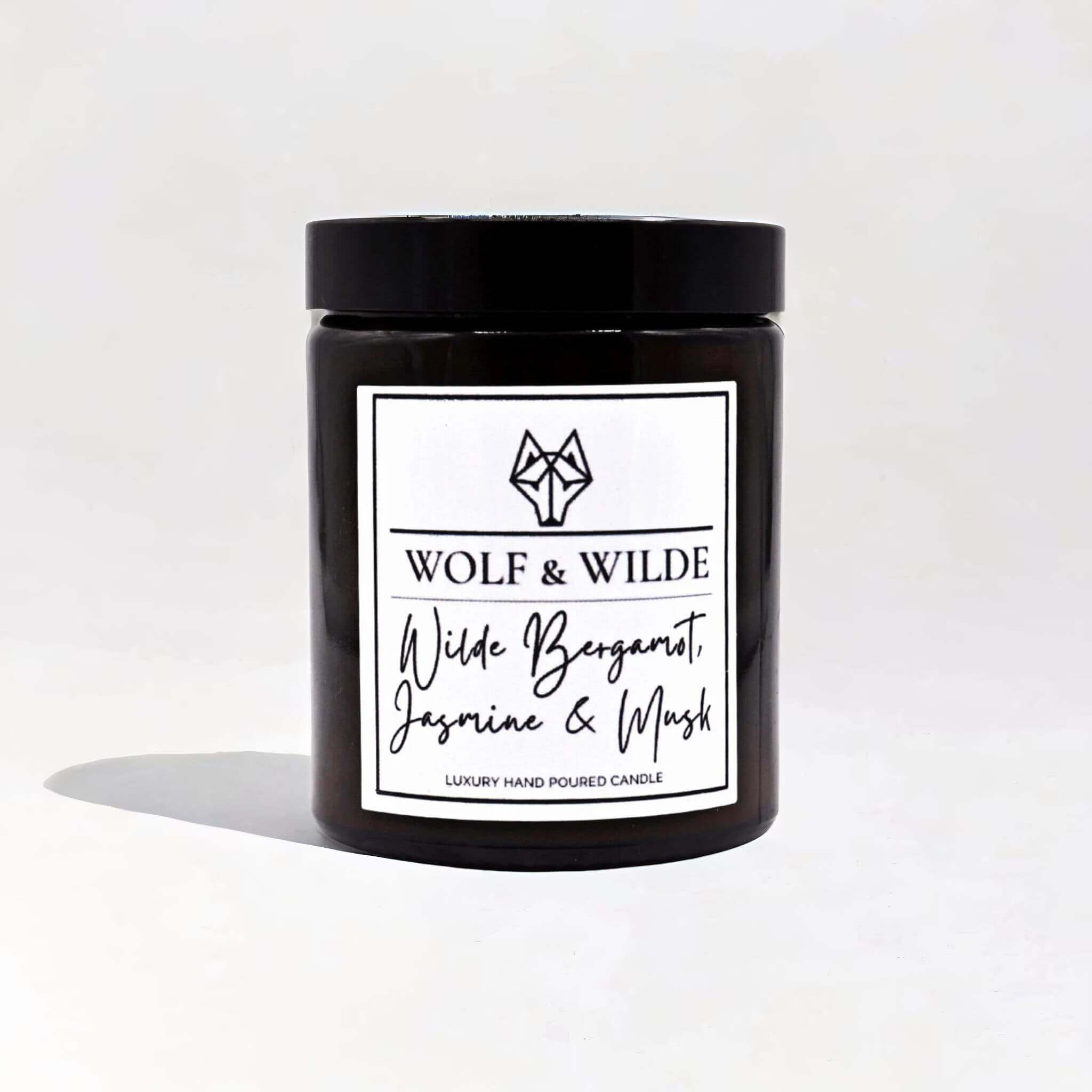 Wilde Bergamot, Jasmine & Musk Luxury Aromatherapy Scented Candle-3